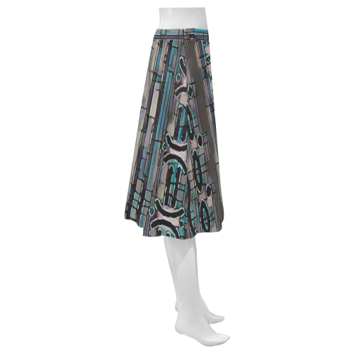 Discover2 Mnemosyne Women's Crepe Skirt (Model D16)