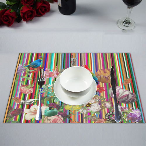 Summer Flowers Placemat 14’’ x 19’’ (Set of 6)