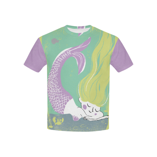 Little Mermaid Kids' All Over Print T-shirt (USA Size) (Model T40)