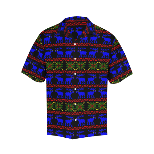 Ugly Sweater Deal With It Hawaiian Shirt (Model T58)