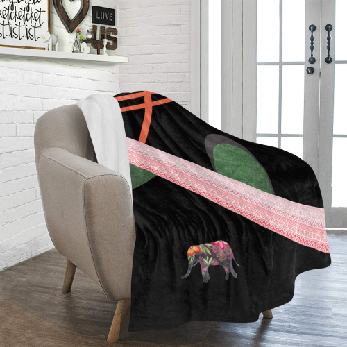 Amana by Vaatekaappi Ultra-Soft Micro Fleece Blanket 50"x60"