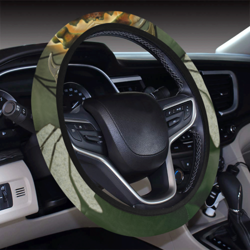 Skull in a hand Steering Wheel Cover with Elastic Edge