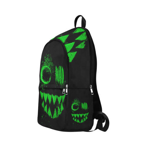 Woke Green Rave Monster Festival Fabric Backpack for Adult (Model 1659)