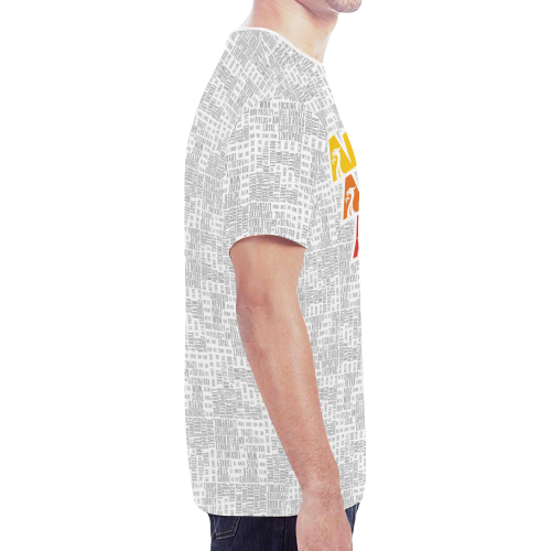 Allez Allez Allez White New All Over Print T-shirt for Men (Model T45)