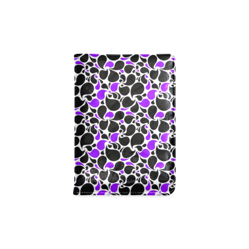 purple black paisley Custom NoteBook A5