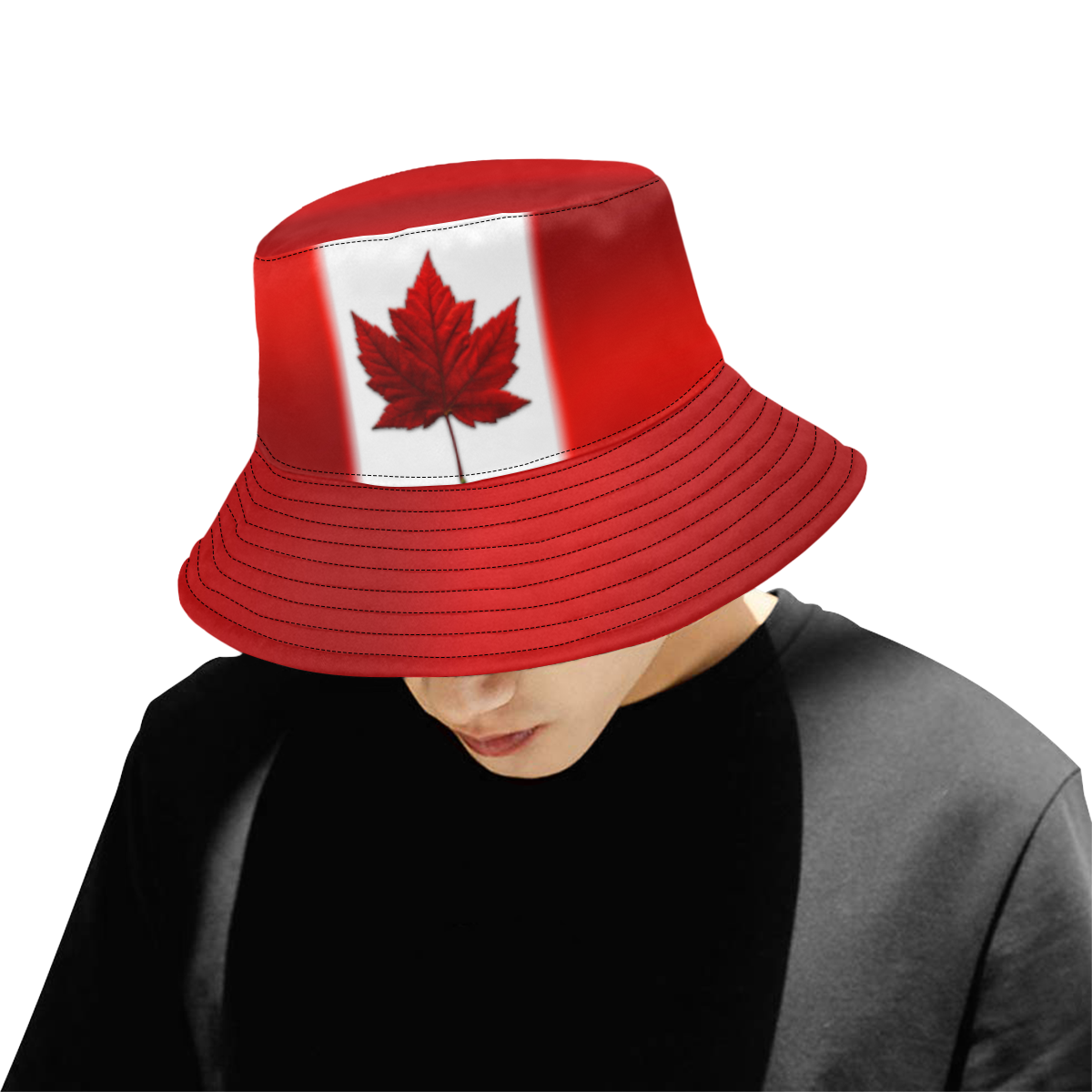 canada flag bucket hat