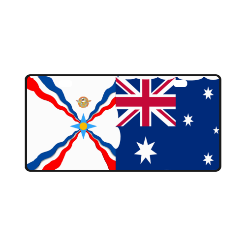 Assyria Australian Flags License Plate