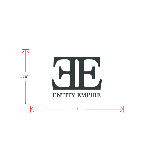 EntityEmpireLogoBagNoZipperTag Private Brand Tag on Bags Inner (No Zipper) (5cm X 3cm)
