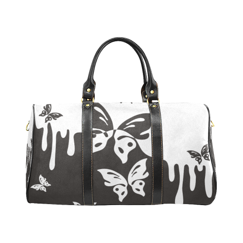 Animals Nature - Splashes Tattoos with Butterflies New Waterproof Travel Bag/Small (Model 1639)