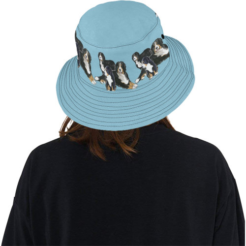 bernese mountain dog bucket hat All Over Print Bucket Hat