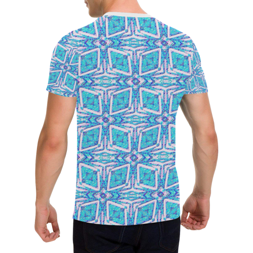 geometric doodle 1 Men's All Over Print T-Shirt with Chest Pocket (Model T56)