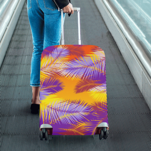 Tropical summer pop art Luggage Cover/Medium 22"-25"