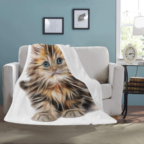 Lovely Cute Kitty Ultra-Soft Micro Fleece Blanket 50"x60"