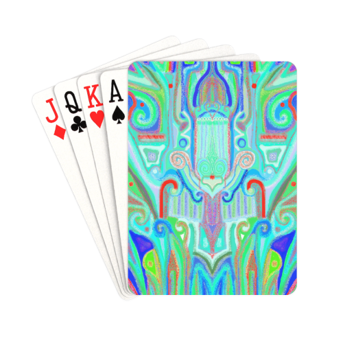 cover 6 Playing Cards 2.5"x3.5"