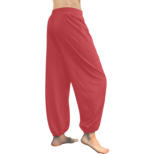 Poinsettia Women's All Over Print Harem Pants (Model L18)