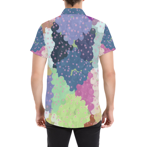 Colored Balls by Artdream Men's All Over Print Short Sleeve Shirt (Model T53)