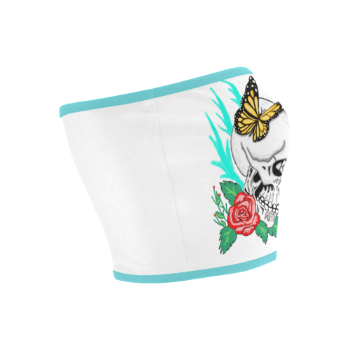Eternal Love 1 White/Turquoise Bandeau Top