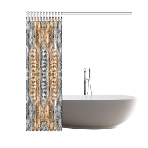 Luxury Abstract Design Shower Curtain 60"x72"