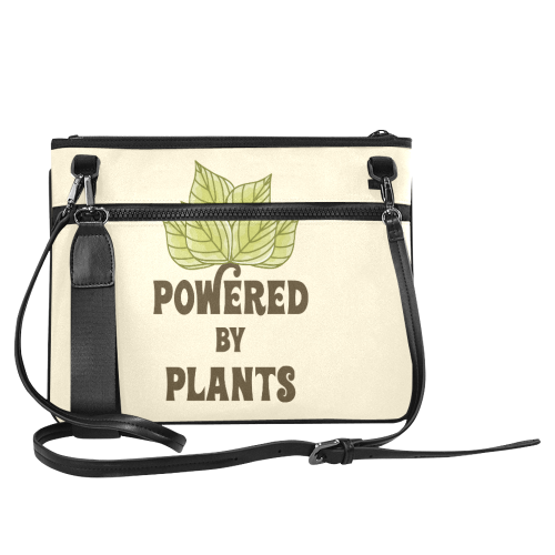 Powered by Plants (vegan) Slim Clutch Bag (Model 1668)
