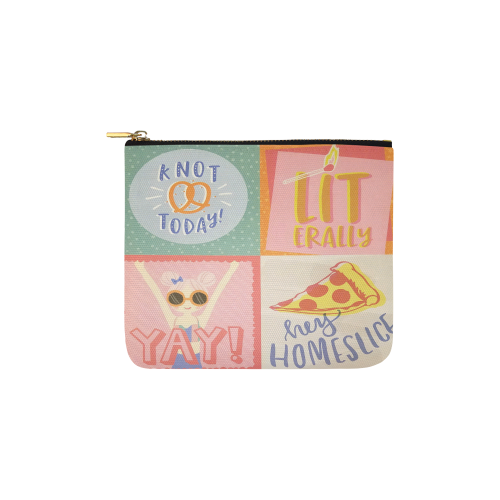 Funky Magic Squares Carry-All Pouch 6''x5''