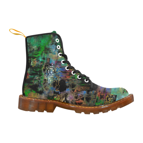 Urban Watercolor by Jera Nour Martin Boots For Men Model 1203H