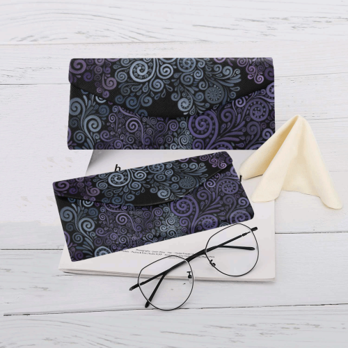 3d Psychedelic Ultra Violet Powder Pastel Custom Foldable Glasses Case