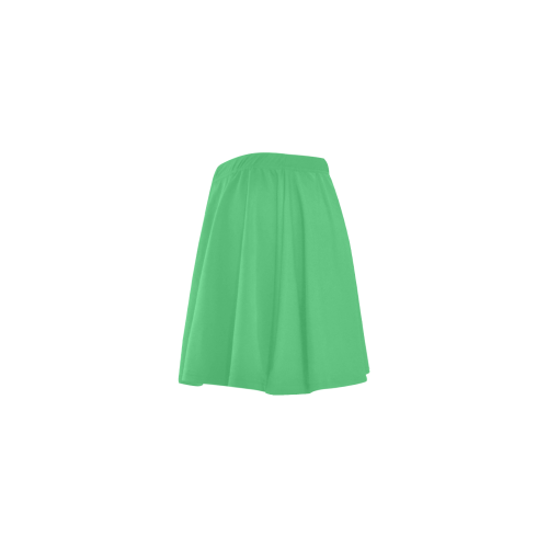 color Paris green Mini Skating Skirt (Model D36)