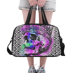 PATTERN SKULL CULT Fitness Handbag (Model 1671)