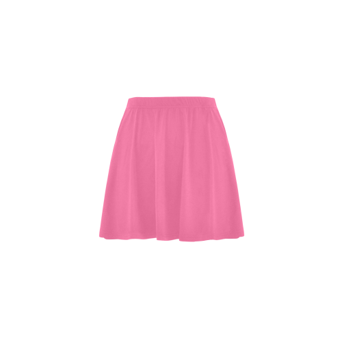 color French pink Mini Skating Skirt (Model D36)