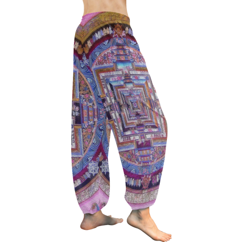 Buddhist Kalachakra Mandala Women's All Over Print Harem Pants (Model L18)