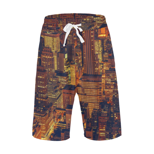 NYC LARGE Men's All Over Print Casual Shorts (Model L23)