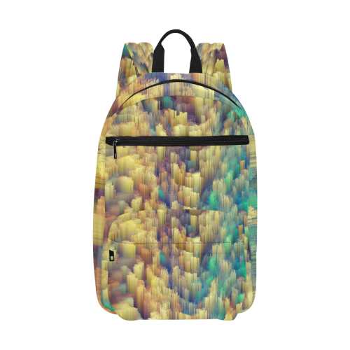 glitch art #colors Large Capacity Travel Backpack (Model 1691)
