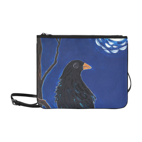 Crow Van Gogh Slim Clutch Bag (Model 1668)