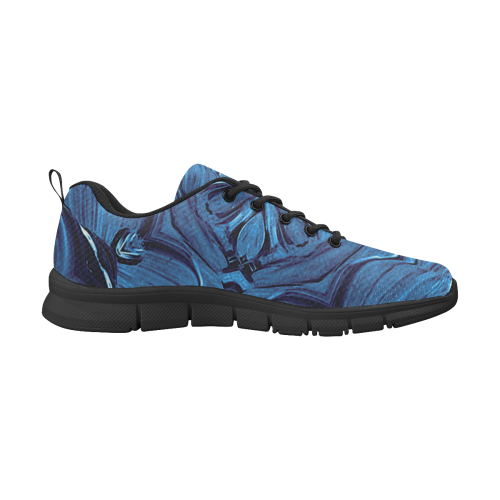 Deep Blue Magic Women's Breathable Running Shoes (Model 055)