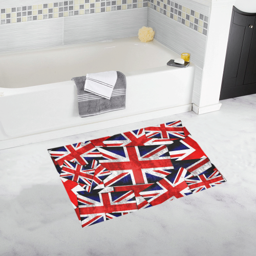 Union Jack British UK Flag Bath Rug 20''x 32''