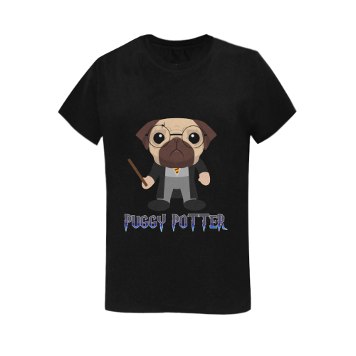 puggy potter Women's T-Shirt in USA Size (Two Sides Printing)