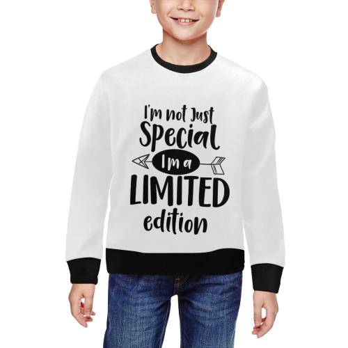 Limited Edition All Over Print Crewneck Sweatshirt for Kids (Model H29)