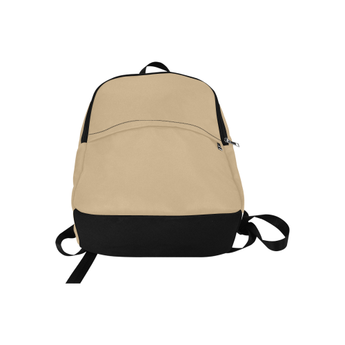 color tan Fabric Backpack for Adult (Model 1659)