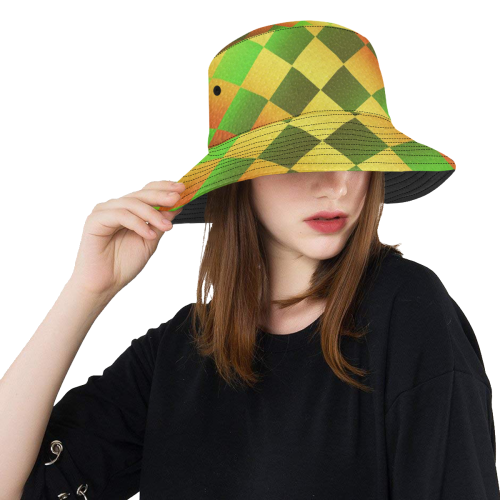 Easter Square All Over Print Bucket Hat