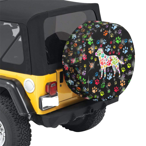 Love Dogs by Nico Bielow 34 Inch Spare Tire Cover