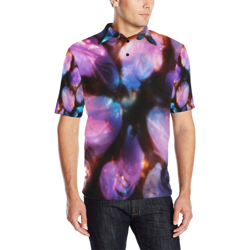 perfect Men's All Over Print Polo Shirt (Model T55)