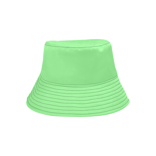 color pale green All Over Print Bucket Hat