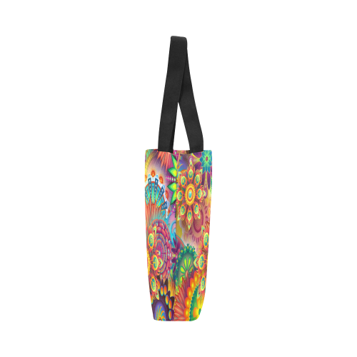 Colorful Abstract Canvas Tote Bag (Model 1657)