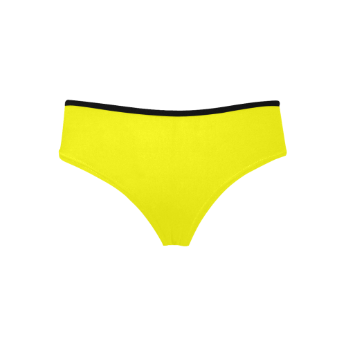 color yellow Women's Hipster Panties (Model L33)
