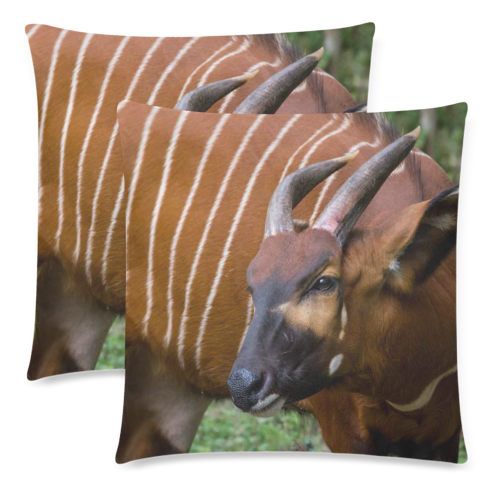 Delilah Pillow Custom Zippered Pillow Cases 18"x 18" (Twin Sides) (Set of 2)