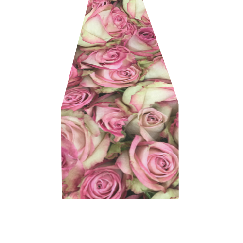 Your Pink Roses Table Runner 14x72 inch