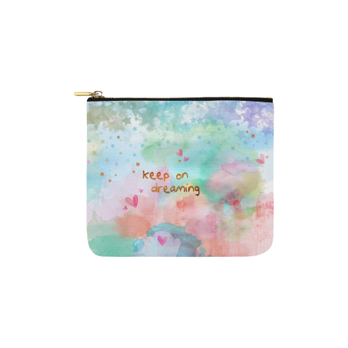 KEEP ON DREAMING Carry-All Pouch 6''x5''