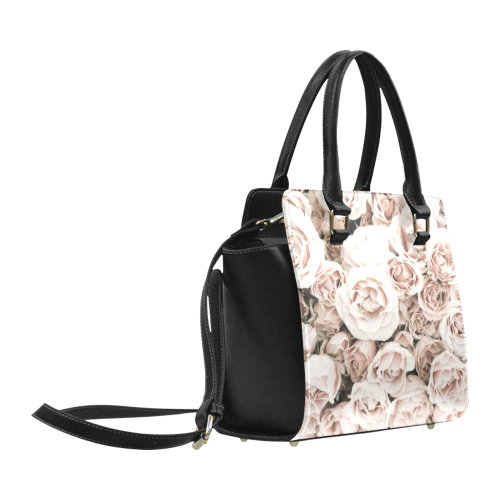 babypink flowers Classic Shoulder Handbag (Model 1653)