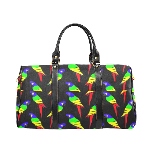 Rainbow parrots New Waterproof Travel Bag/Large (Model 1639)