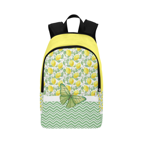Butterfly And Lemons Fabric Backpack for Adult (Model 1659)